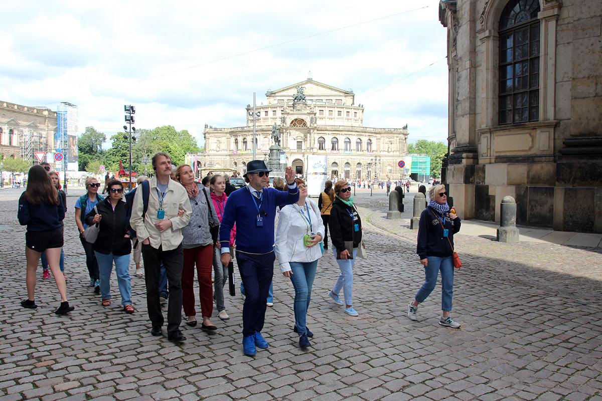 Обзорная экскурсия по Дрездену.